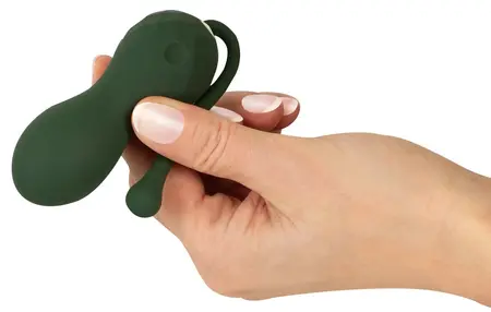 You2Toys Emerald Love RC intimne vežbice, vodootporne, zeleno-zlatne
