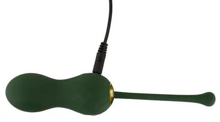 You2Toys Emerald Love RC intimne vežbice, vodootporne, zeleno-zlatne