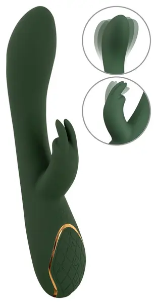You2Toys Emerald Love Dual Motor fleksibilni intimni uređaj zeleni 23cm