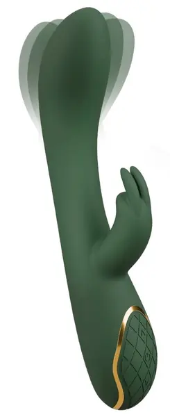 You2Toys Emerald Love Dual Motor fleksibilni intimni uređaj zeleni 23cm