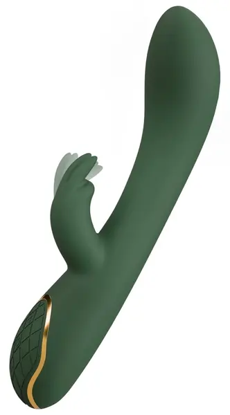 You2Toys Emerald Love Dual Motor fleksibilni intimni uređaj zeleni 23cm