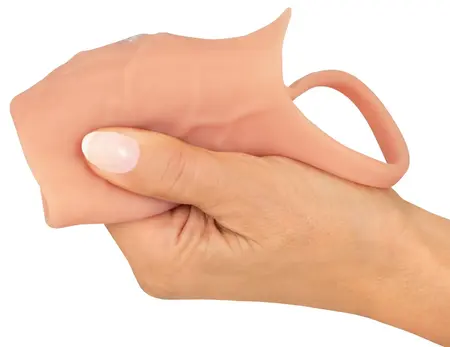Realistixxx Real Sleeve Open Vibrating Silicone System 14 cm