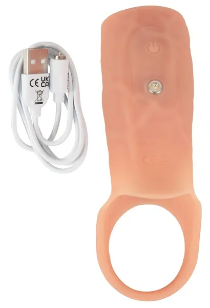 Realistixxx Real Sleeve Open Vibrating Silicone System 14 cm