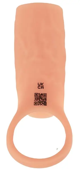 Realistixxx Real Sleeve Open silikonski vibrirajući nastavak 14cm