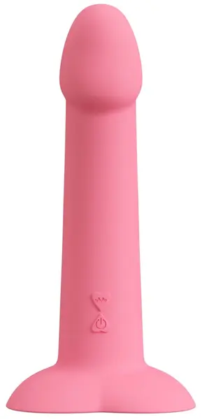 You2Toys Heart Guy Pink fleksibilni vibrirajući intimni uređaj 19cm