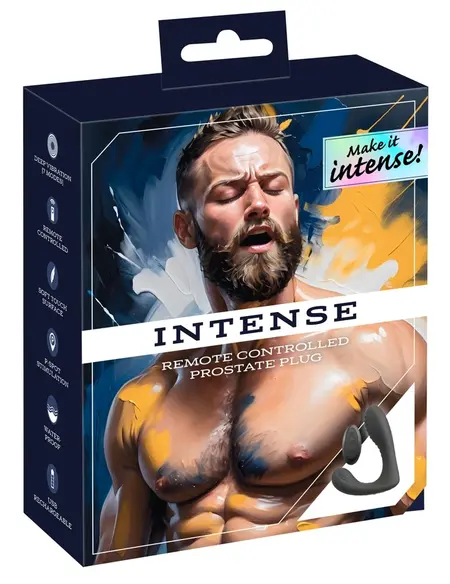 You2Toys Intense RC silikonski analni čep sa dva motora i daljinskim upravljačem, crni