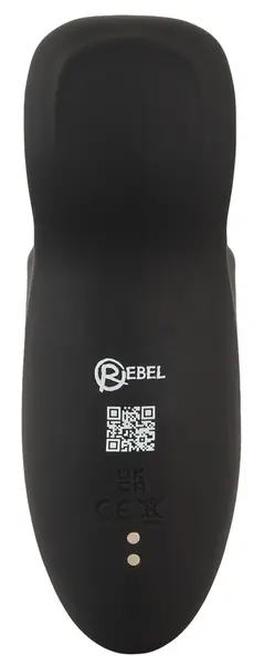 Rebel Man Wand Intimni Stimulator sa Vibrirajućim Pokretnim Krilcima, Crna