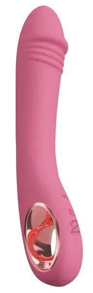 You2Toys Slim G-Spot Rose Vibrating Massager, 10 Modes, Pink, 21.4cm
