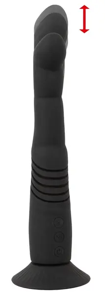 Couples Choice G i P-Tačka Gurajući Vibrator sa Uklonjivom Usisnom Čašicom