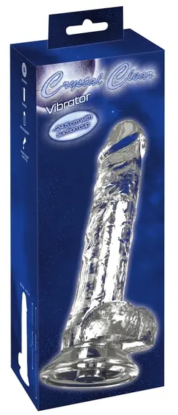 Crystal Clear Intimna Mašina 24,5cm sa Usisnom Čašicom i 10 Režima