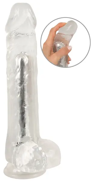 Crystal Clear Intimna Mašina 24,5cm sa Usisnom Čašicom i 10 Režima