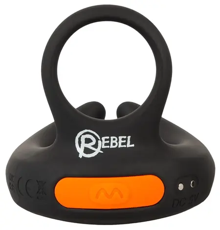 Rebel RC Intimni Sistem Prstenova sa Podesivom Vibracijom, Crna, 9,4 cm