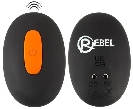 Rebel RC Intimni Sistem Prstenova sa Podesivom Vibracijom, Crna, 9,4 cm