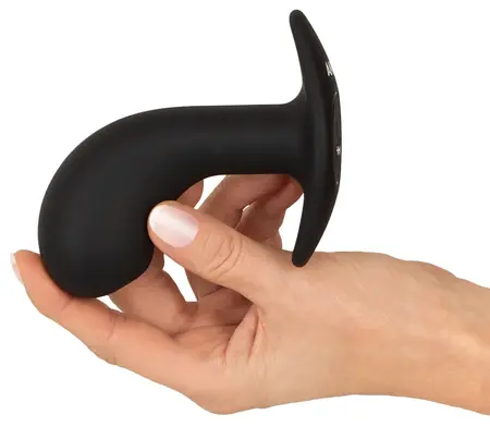 ANOS Big Head Silikonski Masažer Prostate sa 10 Režima Vibracije, Crna