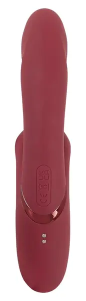 Javida 2 Function Rabbit Vibe Thumpin Silicone Dual Motor Massager Pink