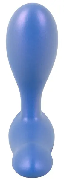 Sweet Smile Fleksibilni Metalik Silikonski Dualni Analni Model, 11,5 cm