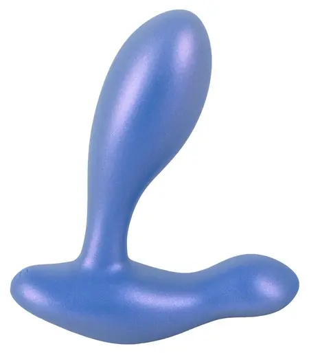 Sweet Smile Fleksibilni Metalik Silikonski Dualni Analni Model, 11,5 cm