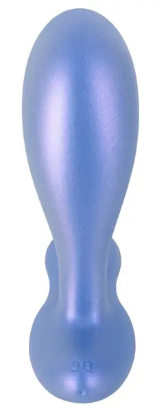 Sweet Smile Fleksibilni Metalik Silikonski Dualni Analni Model, 11,5 cm