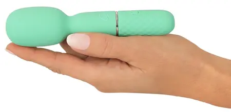 Cuties Mini Wand 5th Gen Green - Compact Rechargeable Silicone Massager