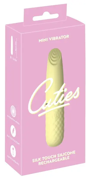 Cuties Mini Vibe Žuta 5. Generacija - Kompaktni Punivi Silikonski Model
