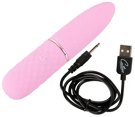 Cuties Mini Vibrator Ružičasta 5. Generacija - Kompaktni Silikonski Model, 10 Režima