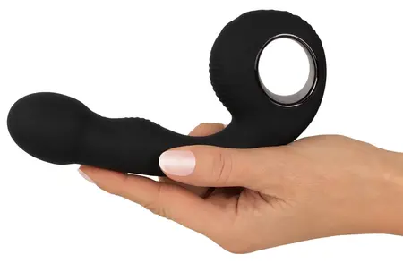 Black Velvets G i P-Tačka Vibrator Dvostruki Motor Vodootporan Silikon 16,8cm