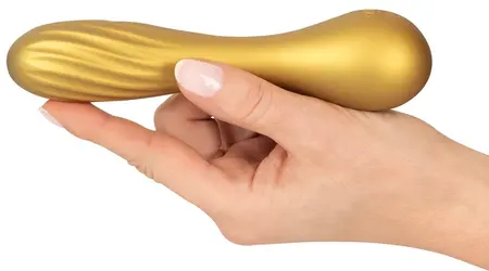 Sweet Smile Fleksibilni Swirl Metalik Silikonski Vibrator 16cm Vodootporan