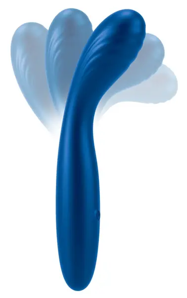Sweet Smile Fleksibilni G-Tačka Vibrator Metalik Silikon 18cm Vodootporan