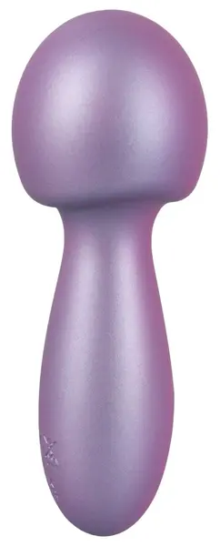 Sweet Smile Metallic Mini Wand - Kompaktni Vodootporni Uređaj za Masažu, Srebrna