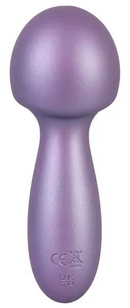 Sweet Smile Metallic Mini Wand - Kompaktni Vodootporni Uređaj za Masažu, Srebrna
