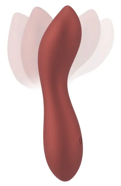 Sweet Smile Metallic Flexible Mini Intimate Massager 18cm Silicone