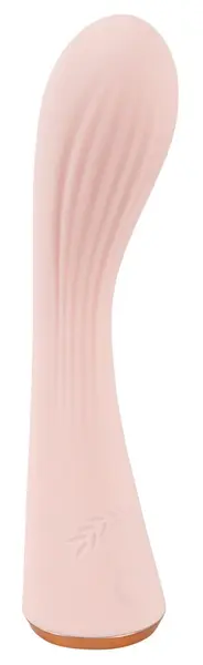 You2Toys Double Layer Silicone Vibrator with Curved Tip 17.7cm, Purple