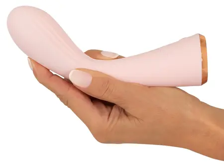 You2Toys Double Layer Silicone Vibrator with Curved Tip 17.7cm, Purple