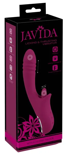 Javida Lizanje i Guranje Intimna Mašina Silikon, 22.5 cm, Roze