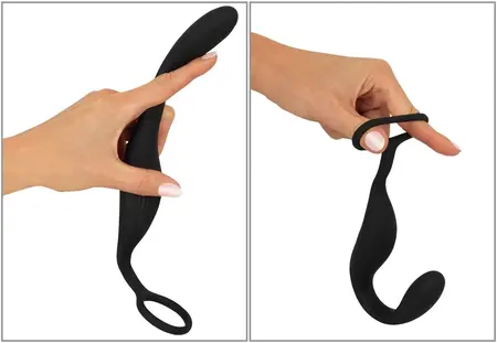 Black Velvets RC Intimate System with Vibrating Plug & Flexible Ring