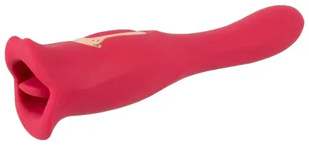You2Toys Oral Fun Vibrator L Dvostrani Pokretne Usne Roze 22.2cm