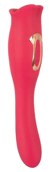 You2Toys Oral Fun Vibrator L Dvostrani Pokretne Usne Roze 22.2cm