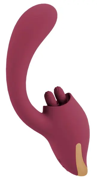Javida 2 Funkcije Intimni Uređaj sa Vibracijom i Sistemom Lizanja, 20.6 cm