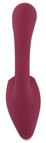 Javida 2 Funkcije Intimni Uređaj sa Vibracijom i Sistemom Lizanja, 20.6 cm