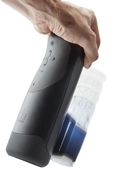 The Handy 1.1 Interaktivni Automatski Stroker, Podesiv, Crni, 23cm