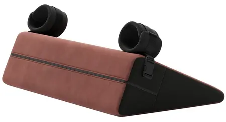 Liberator Bondage Wedge Mauve - Ergonomic Support Cushion with Restraints