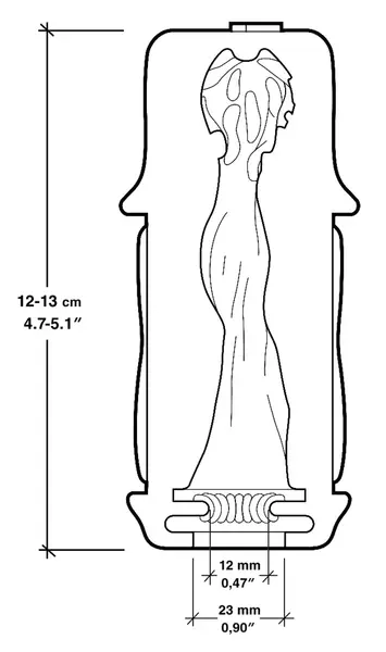 The Handy Dream Sleeve Chrysm Zamenski TPE Rukav 13-14 cm