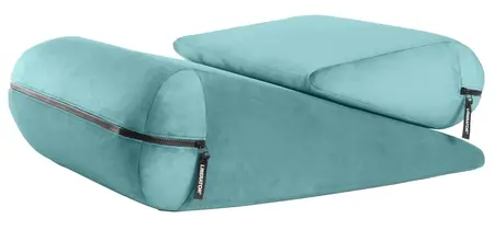 Liberator Jaz Duet Blue Ergonomic Wedge Cushion Set, Washable Covers