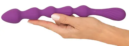 You2Toys Magic Anal Wand No. 1 Silikonski Intimni Sistem Perli Ljubičasti 27cm