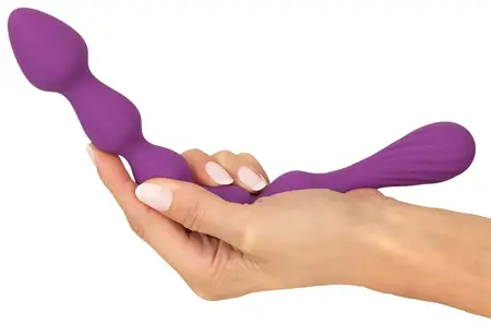 You2Toys Magic Anal Wand No. 1 Silikonski Intimni Sistem Perli Ljubičasti 27cm