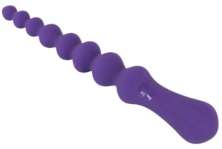 You2Toys Magic Anal Wand No. 3 Silicone, Flexible Beaded Dark Purple 25cm