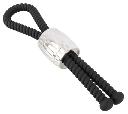 Rebel Heavy Rope Podesiva Anatomska Silikonska Petlja sa Metalnim Tegu 14.5cm