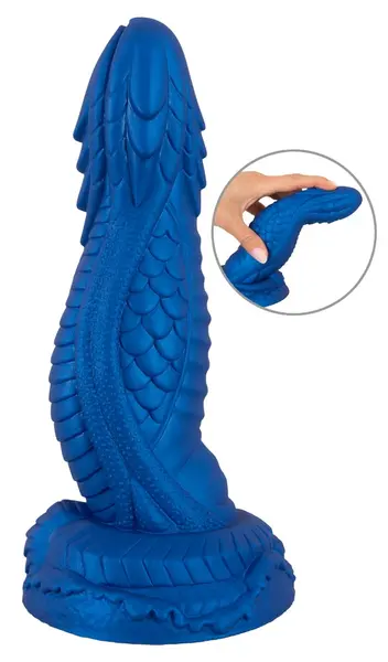 Beasty Cocks Symbiont Tease Liquid Silicone Model, Metallic, 19.8 cm