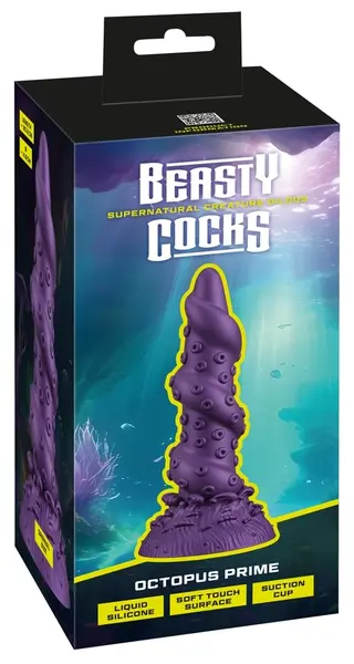 You2Toys Beasty Cocks Octopus Prime Metalik Silikonski Model 20.2 cm
