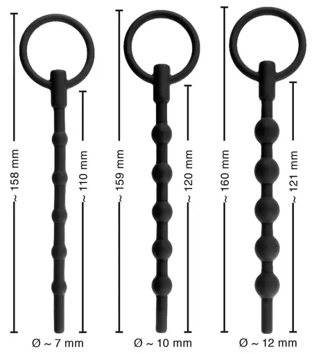 You2Toys Silikonski Set Dilatatora 3kom Fleksibilan Uretralni Sistem za Trening